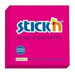 NOTES SAMOPRZYLEPNY EXTRA STICKY 76X76 RÓŻOWY NEON 21498